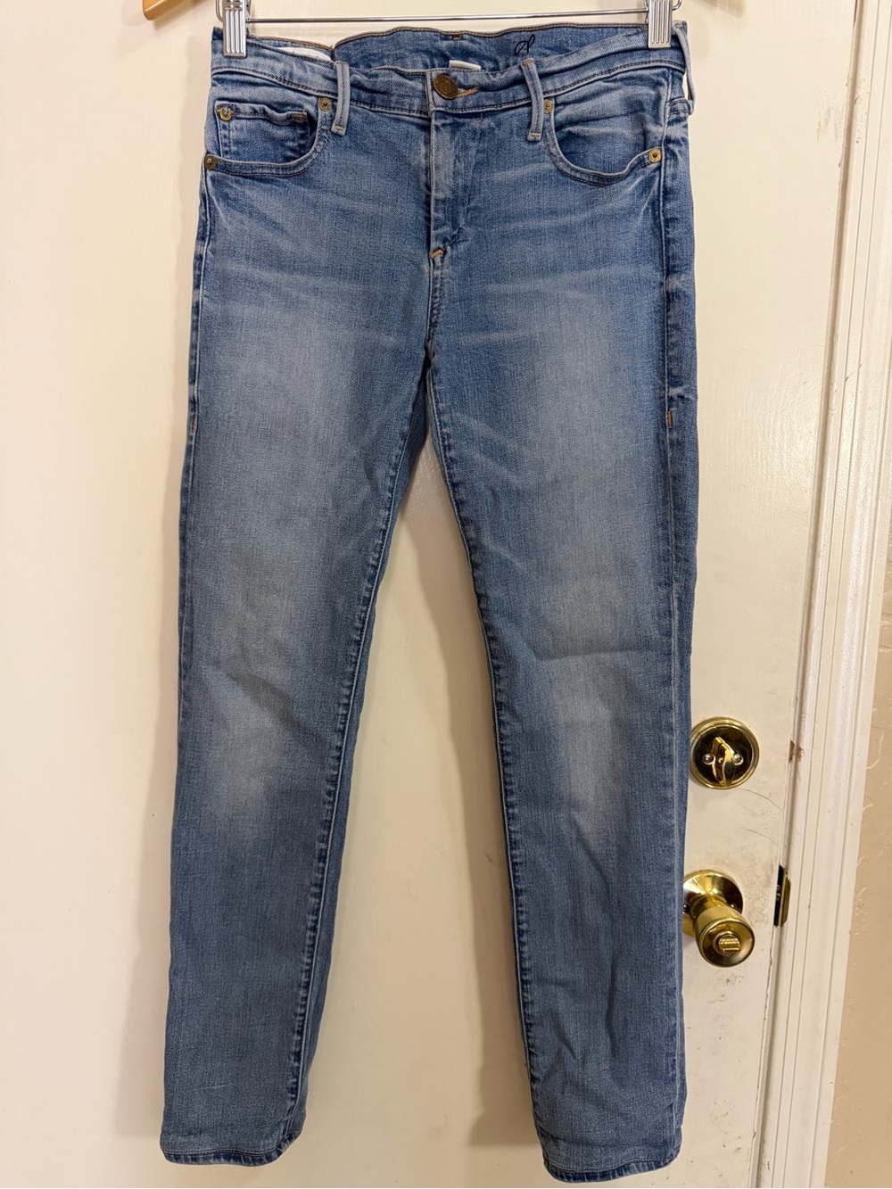 True Religion Classic Mid Rise Light Blue Women's Jeans (206)